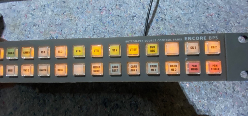 Grass Valley - Encore BPS Button Per Source Control Panel