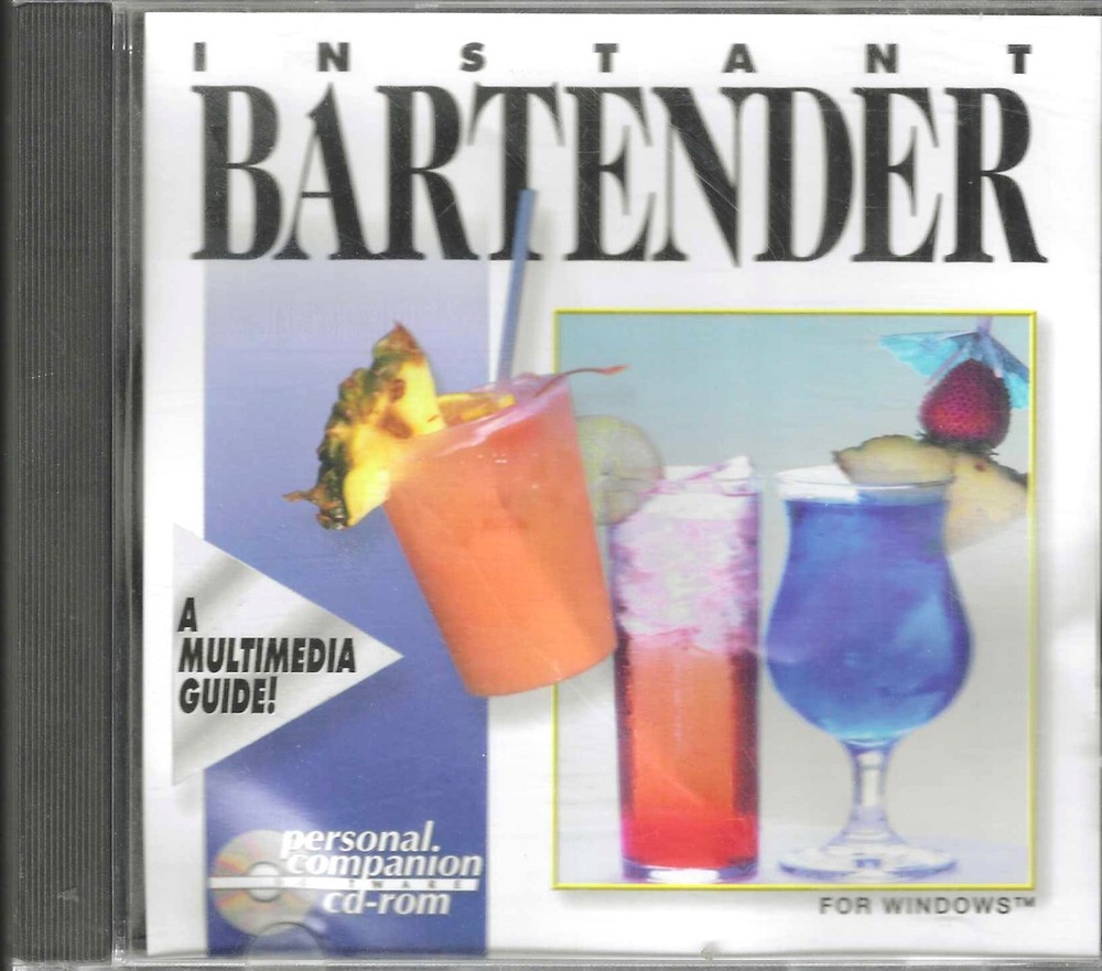 Instant Bartender CD-ROM for Windows A Multimedia Guide!