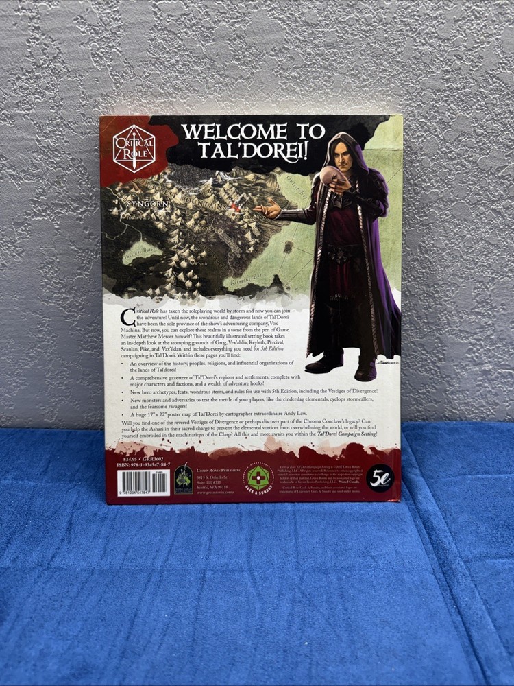 Tal'Dorei Campaign Setting and Reborn Campaign Setting