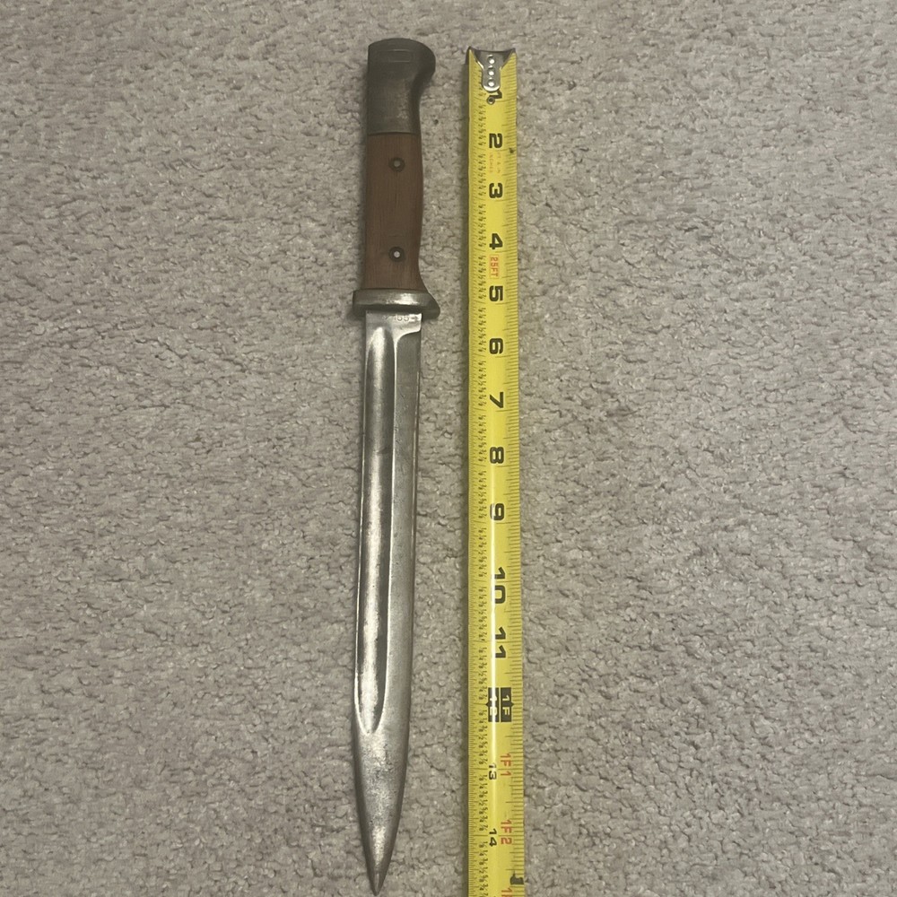 Vintage German WW2 K98 Bayonet  1936 "s" code generation.