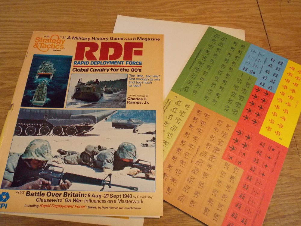 Strategy & Tactics #91 - RDF - SPI - Unpunched