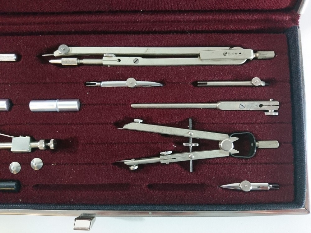 Vintage RICHTER Technical Drawing set Germany 1970s