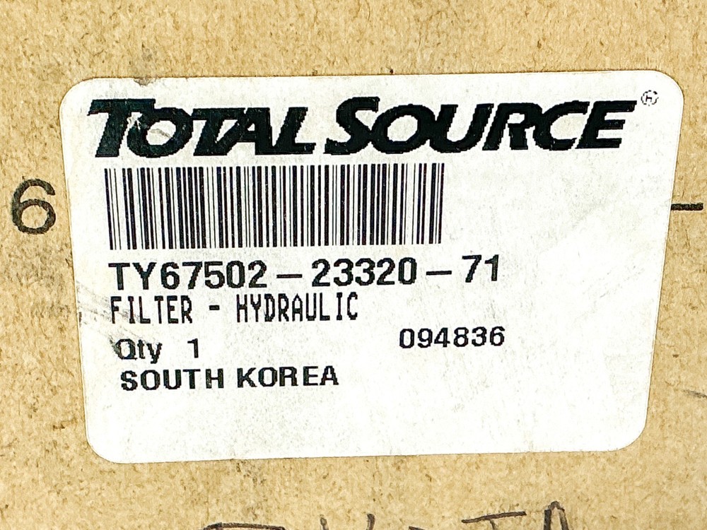 New Total Source TY67502-233320-71 Hydraulic Filter