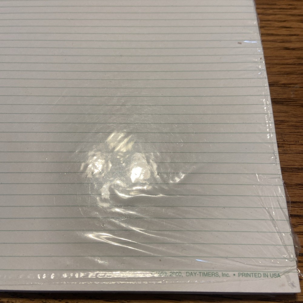 Lot Day-Timer Lined Note Pages 2 Pads 24 Sheets 5.5" x 8.5" Desk Size Refill