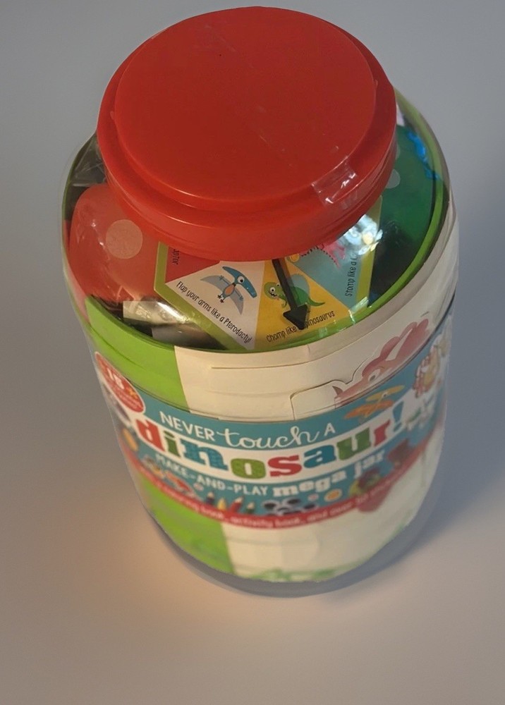 Never Touch a Dinosaur Make-and-play Mega Jar
