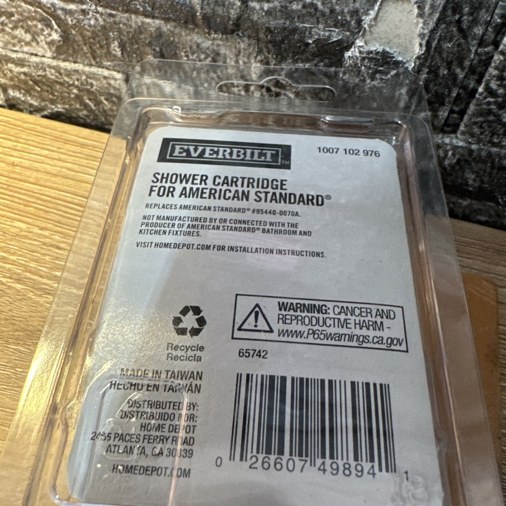 Everbilt Shower Cartridge for American Standard 1007102976 replaces A95440-0070A