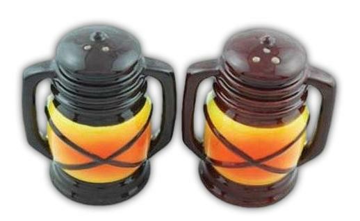 LANTERN Ceramic Salt & Pepper Shaker Set, by Wilcor