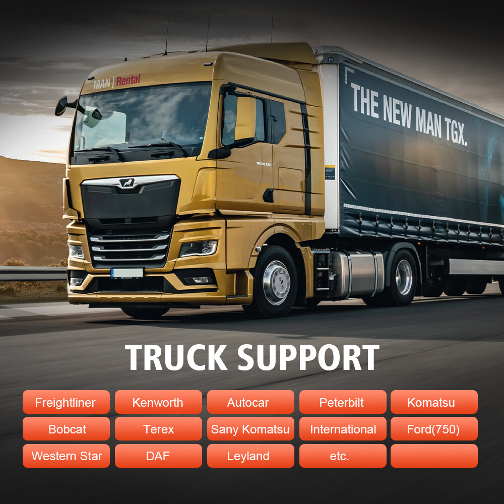 DIESEL TRUCK CODE READER SCANNER ALL SYSTEM DPF REGEN FOR CUMMINS PACCAR ENGINES