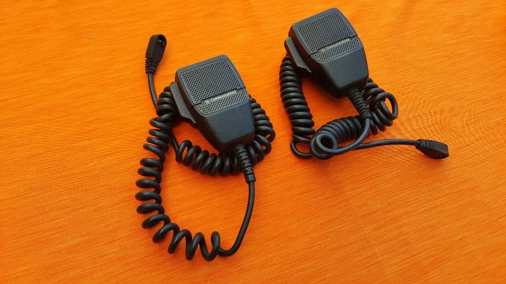 GE GENERAL ELECTRIC COMMUNICATIONS HAND HELD HANDHELD MICROPHONE SPEAKER COMM