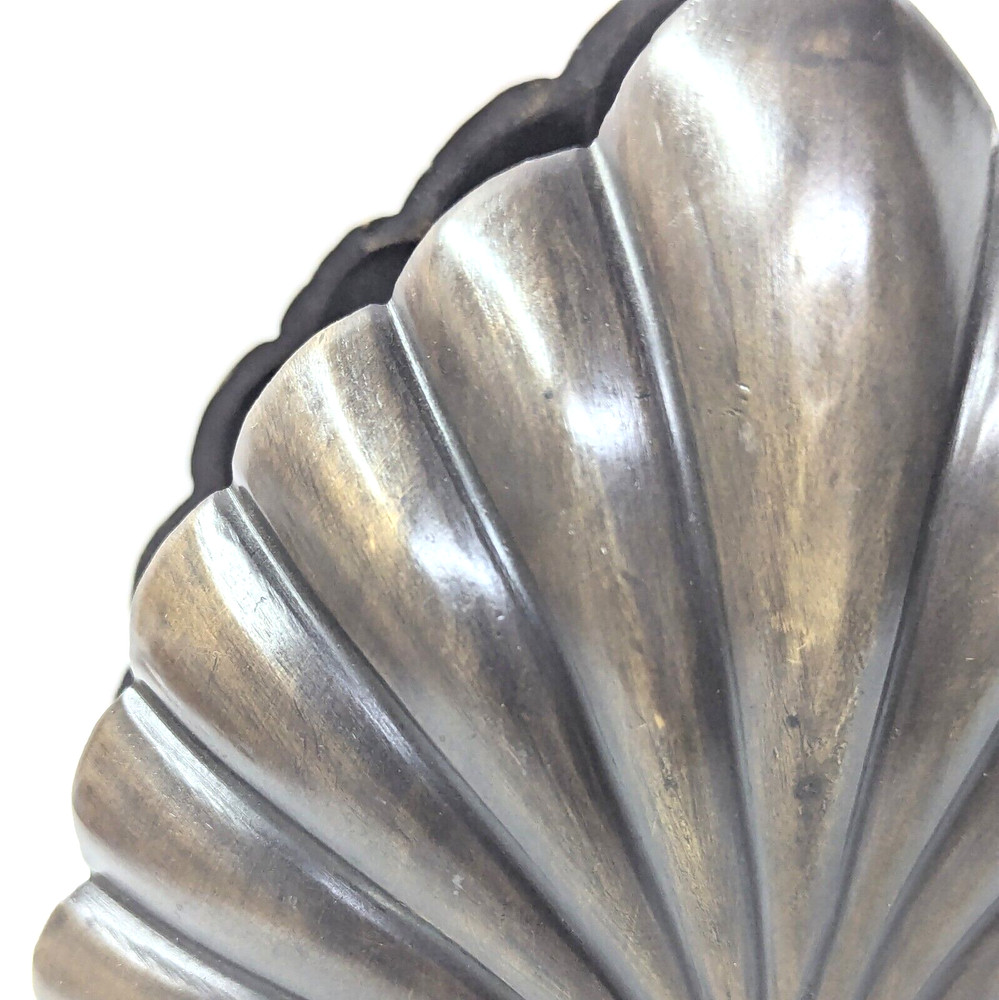 Solid Brass Letter Holder Entry Table Chateaucore Vintage Palmette Files Desktop