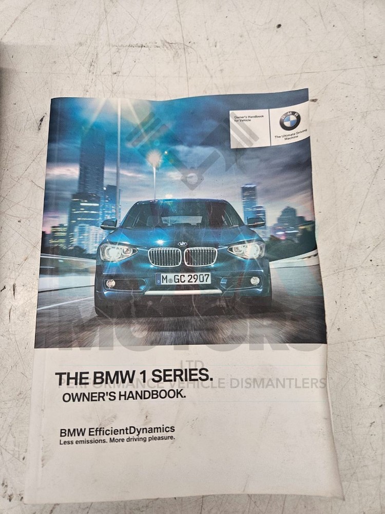 BMW 1 Series E20 Manual Book Pack Wallet E20 Book Pack