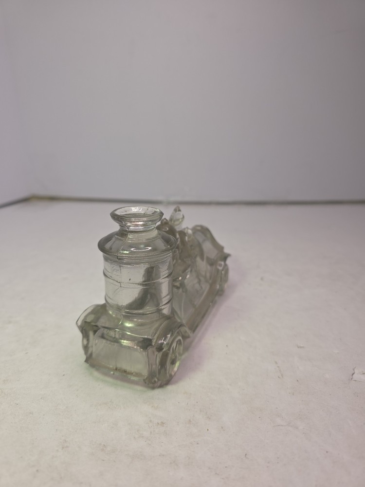 Vintage Fire engine Clear Glass