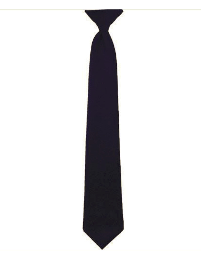 Vanguard AIR FORCE BLUE TIE: CLIP-ON HERRINGBONE