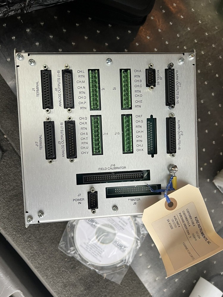 Kurz Instruments MODEL 155 Mass Flow Computer Controller Module 0-6000 Sfpm
