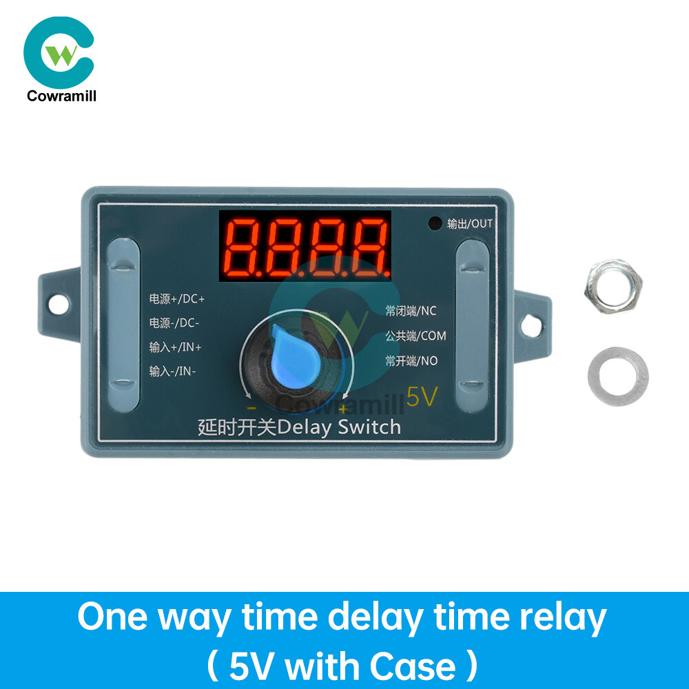 DC5V 12V 24V Adjustable Time Delay Relay Module LED Digital Timer Control Switch