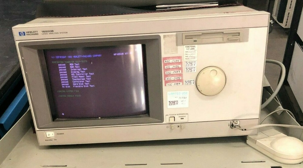 HEWLETT PACKARD 16500B LOGIC ANALYSIS SYSTEM