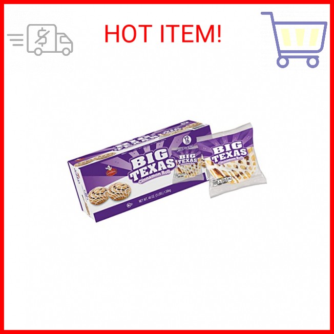 Big Texas Cinnamon Roll (4oz / 12pk)