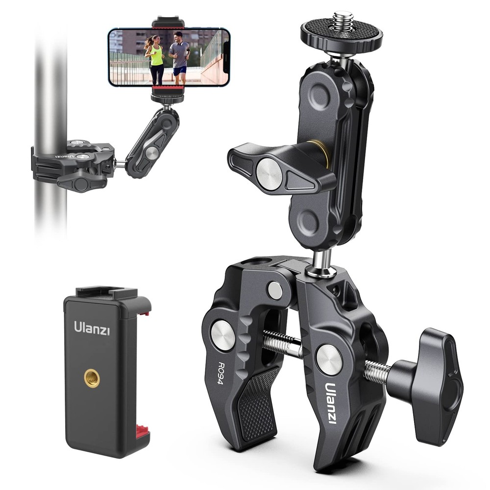 ULANZI Super Clamp Camera Mount Phone Kit, Kit