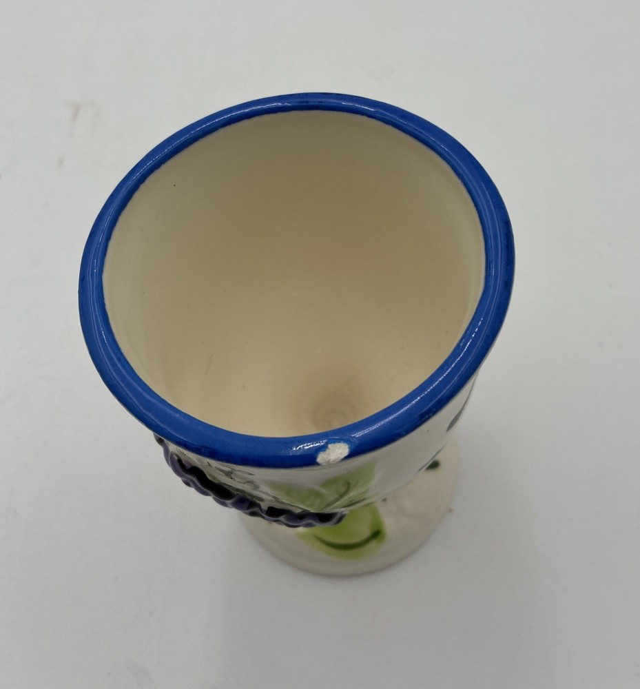 Original DAVID HEGER NY Studio Kiddush Wine Cup Artist Signed.
