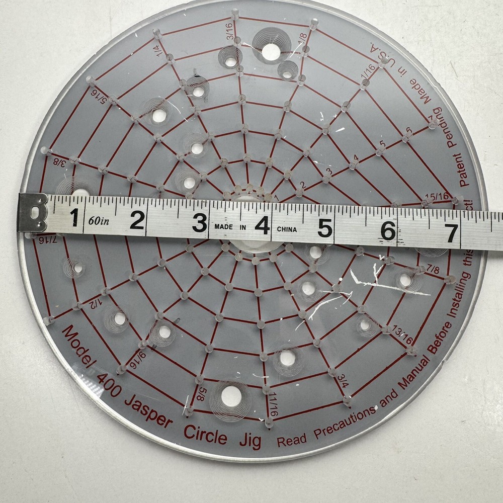 Jasper Circle Jig Model 500 Precision Tools For Plunge Router