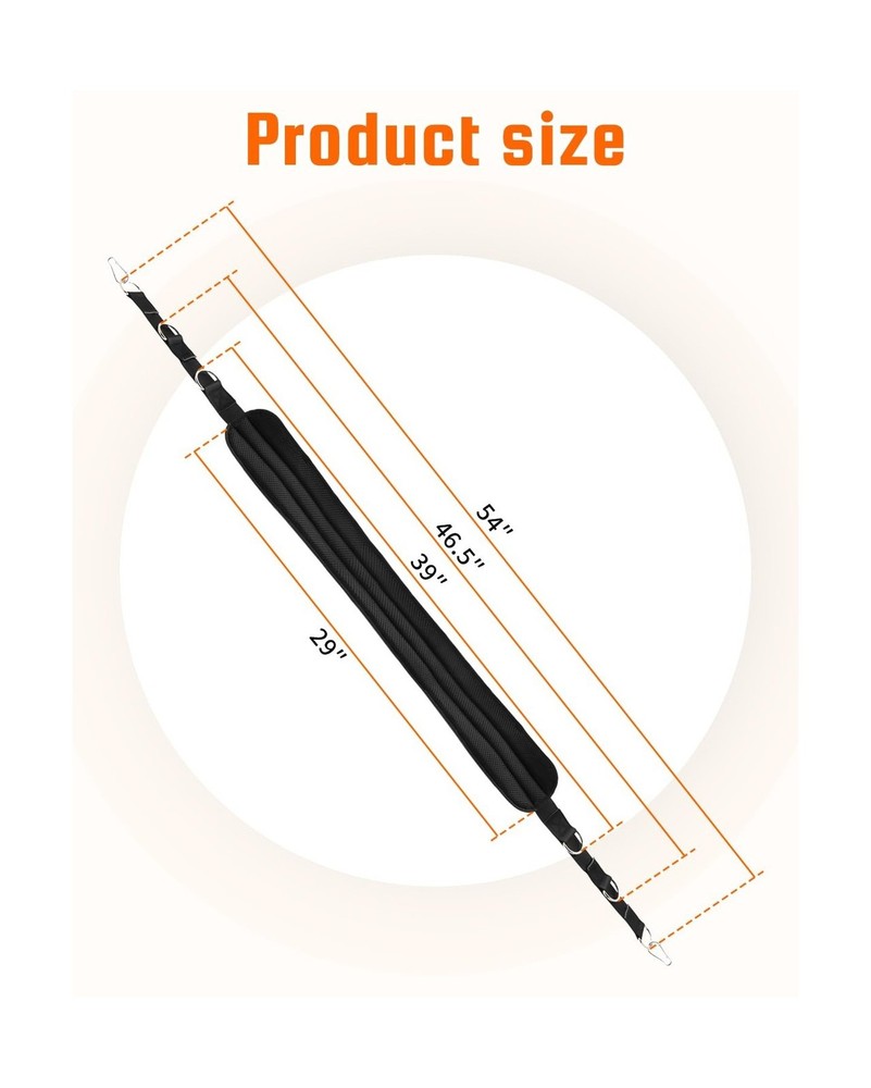 Adjustable Leg Press Rowing Strap, Fit for Bowflex Home Gym Accessories