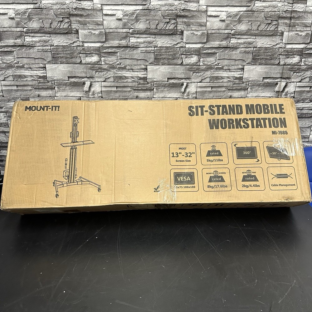 Mount-It! Mobile PC Workstation | MI-7985