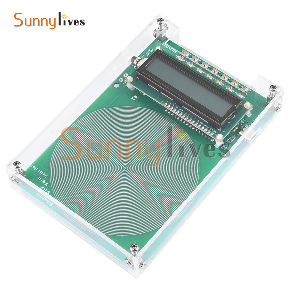 Schumann Wave Generator Pulse Sine Frequency +3.5MM Audio Output Connector +Case