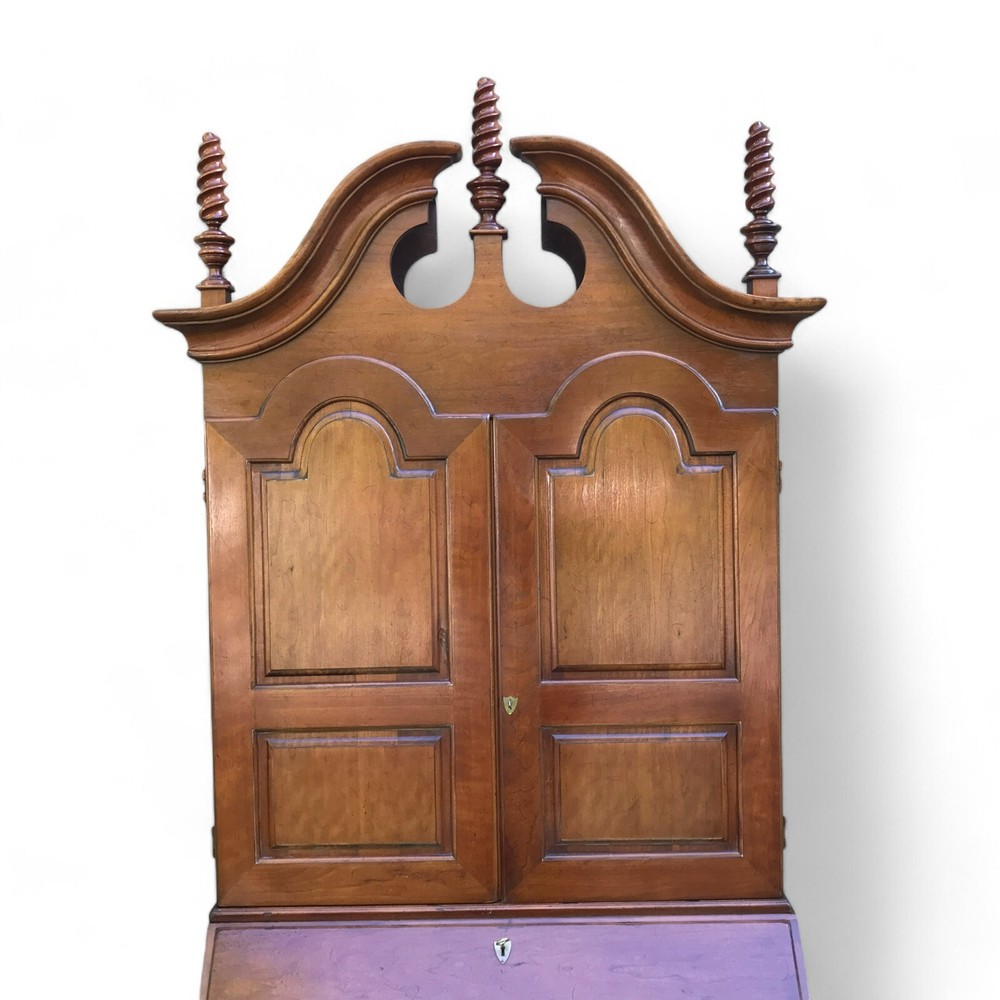 Wright Table Co. Cherry 2 part Secretary Desk