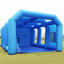 Inflatable Spray Booth Paint Tent Car Paint Capacious Filter System With Blowers