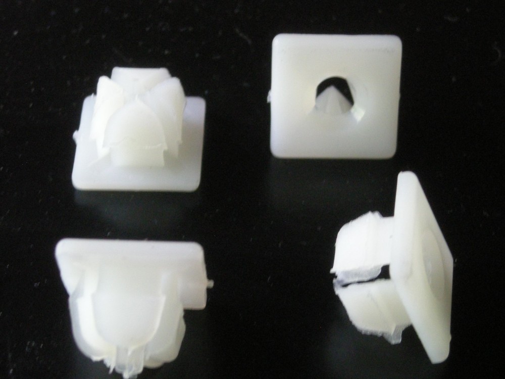 License Plate Nylon White Inserts - UNIVERSAL #14  (4 PIECES)