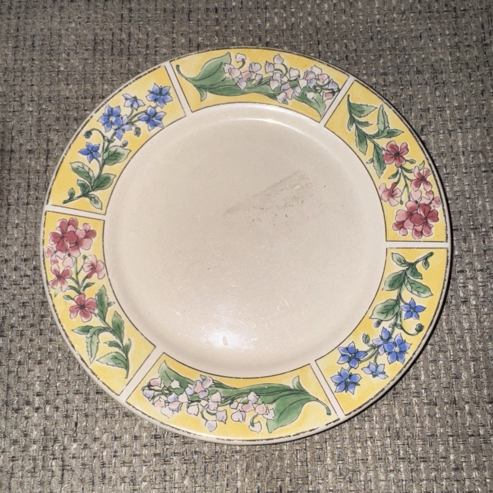 Sakura Majesticware Spring Valley Floral Stoneware Dinner Plate 1996