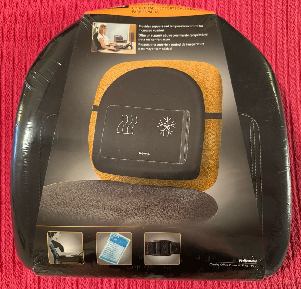 Fellowes Backrest Climate Control Foam Black 9190001