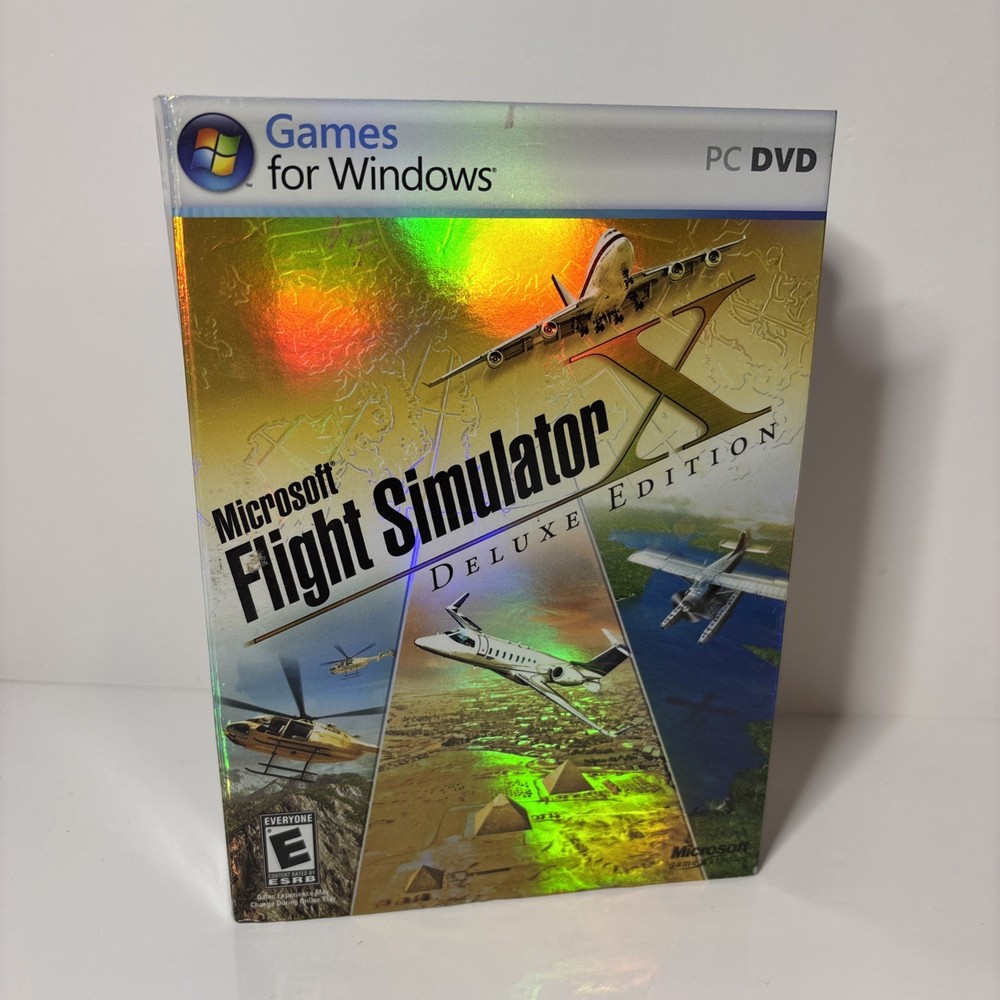 Microsoft 2006 Flight Simulator X Deluxe Edition PC Game Windows