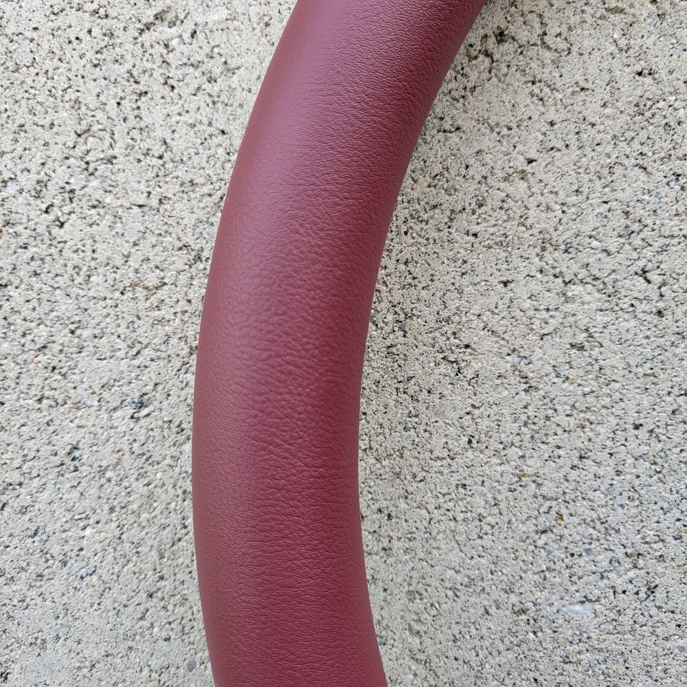 14" Burgundy Vinyl Replacement Half Wrap for Forever Sharp Steering Wheels