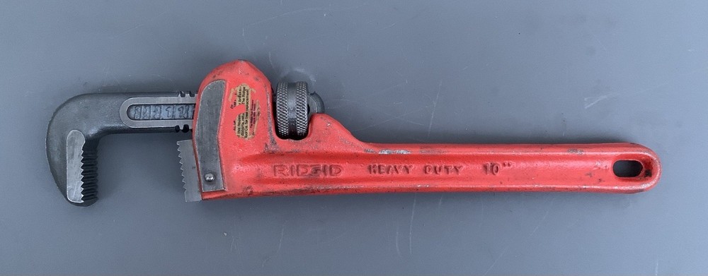 Ridgid 10” Heavy Duty Pipe Wrench