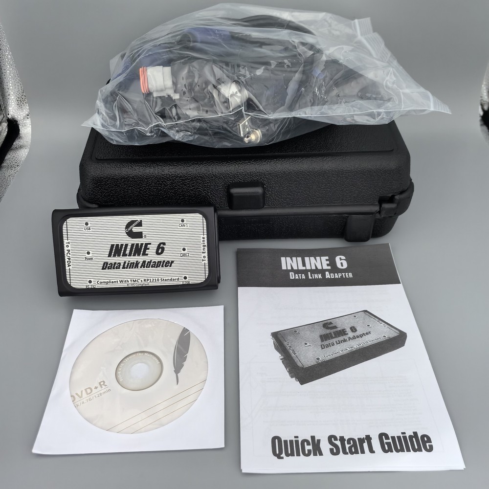 Inline6 Data Link Adapter Heavy Duty Scanner insite v8.7 For Cummins Engine NEW