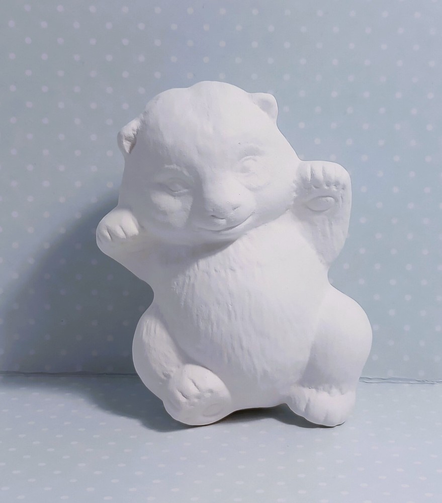 Panda Bear ~ Ceramic Bisque Ready to Paint