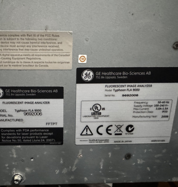 GE Tyohoon FLA 9000 Fluorescent Image Analyzer