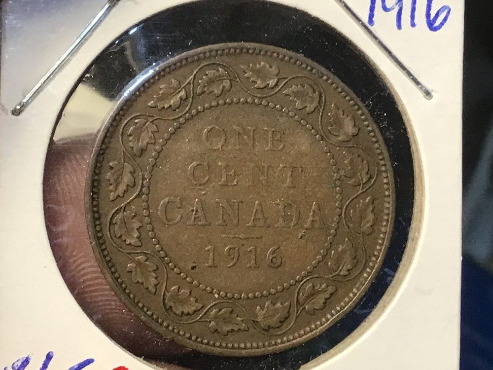 1916 Canada Large Cent, 1 Coin