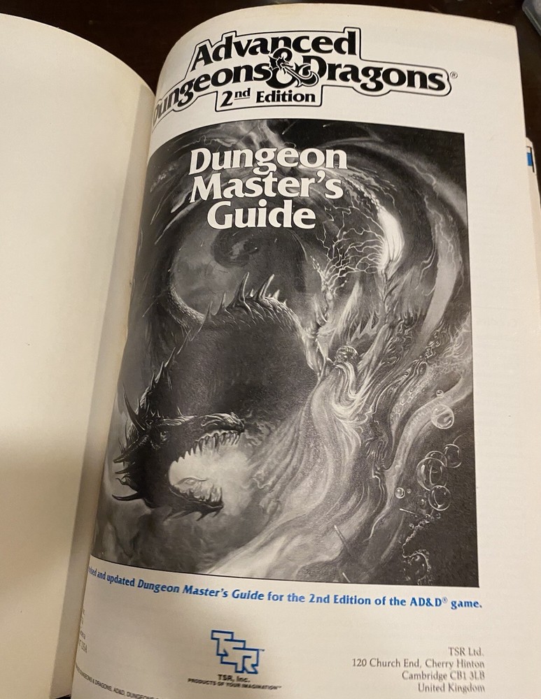ADVANCED DUNGEONS & DRAGONS Dungeon Master’s Guide – 2nd Edition (1989)