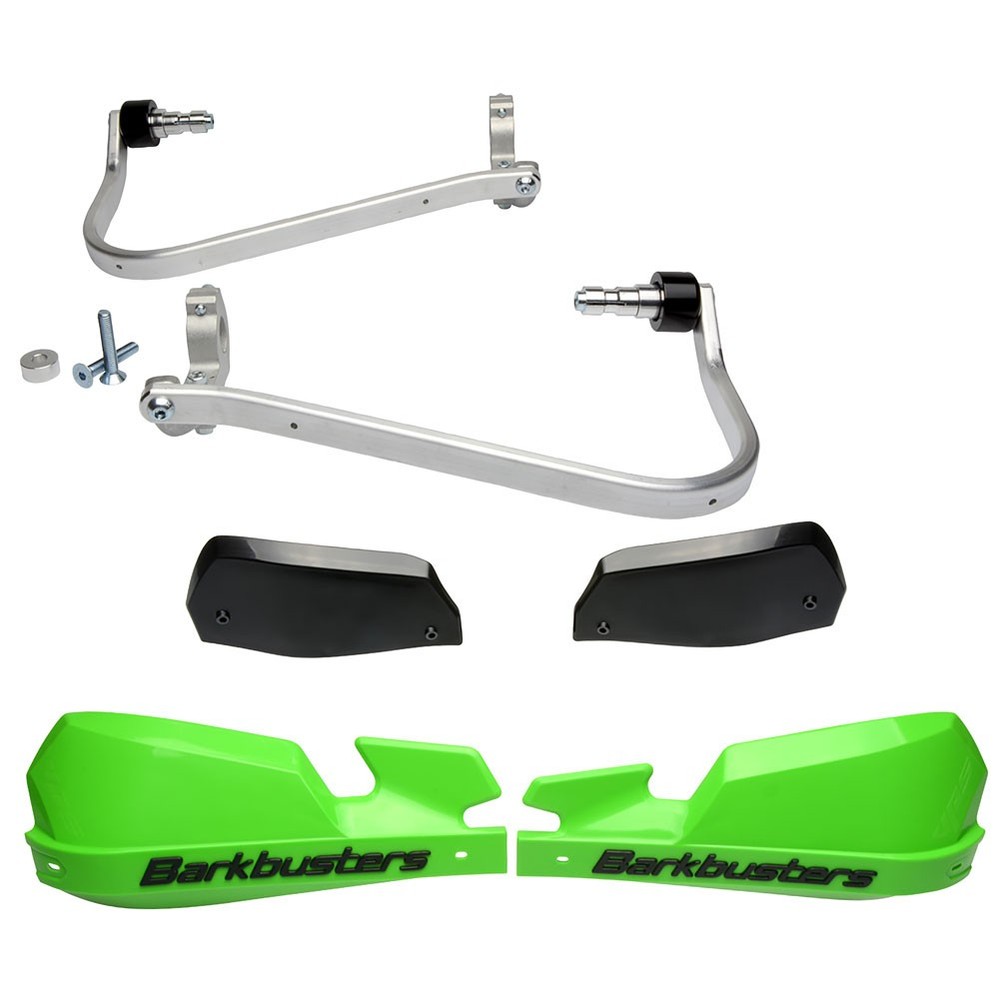 Barkbusters 2064410081 VPS Two Point Mounted Handguard Kit Green