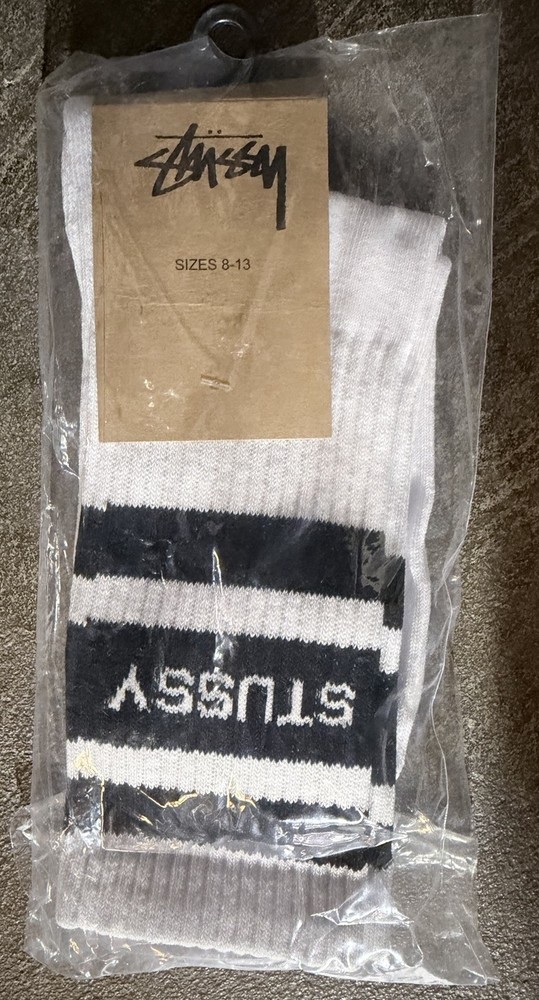 Stussy Socks Crew Sock NWT