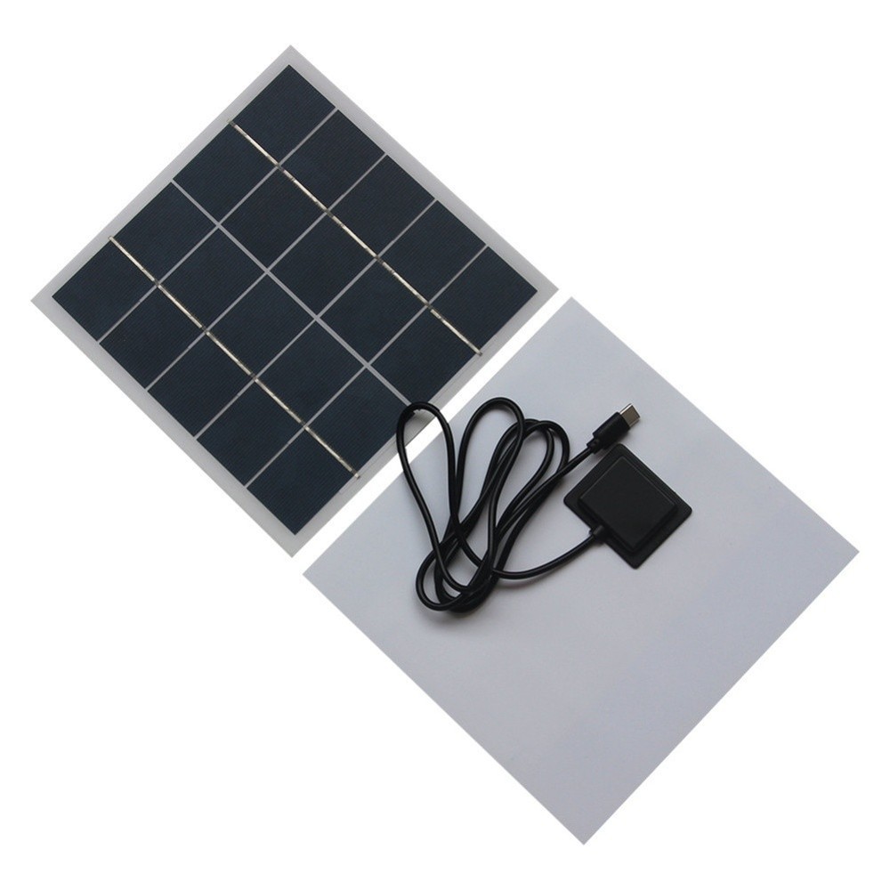 4W 5V Solar Charging Panel for Security and Portable Device Power Supply
