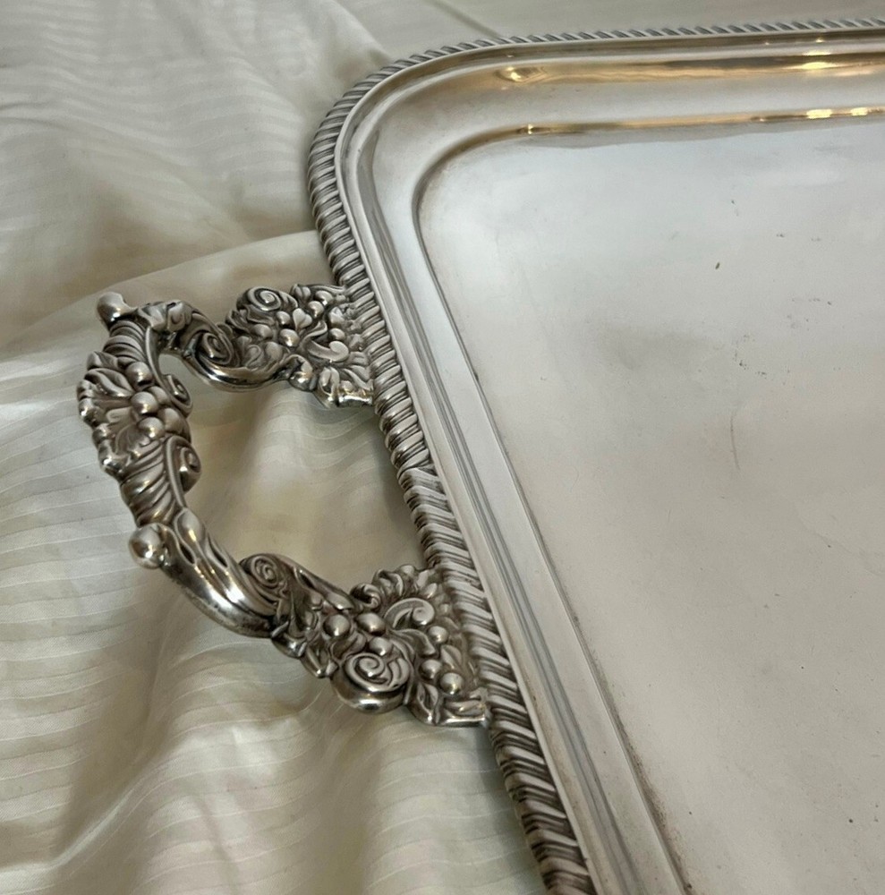 GEORGE JACKSON DAVID FULLERTON Sterling Silver Tray | 4,811 grams