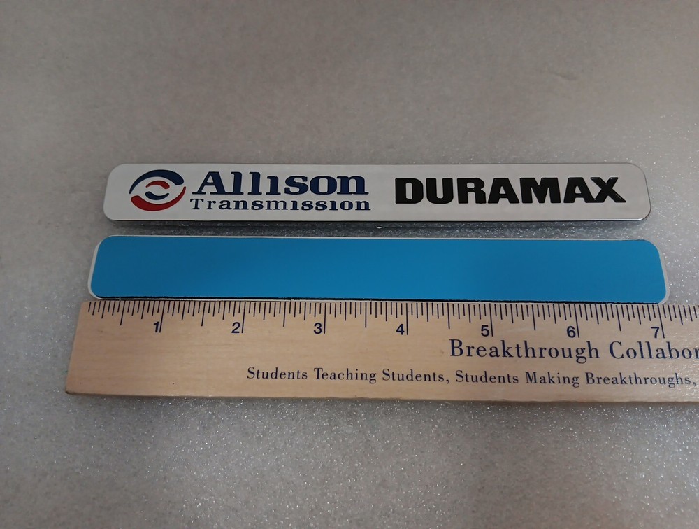 Allison Transmission Duramax Emblems Badges