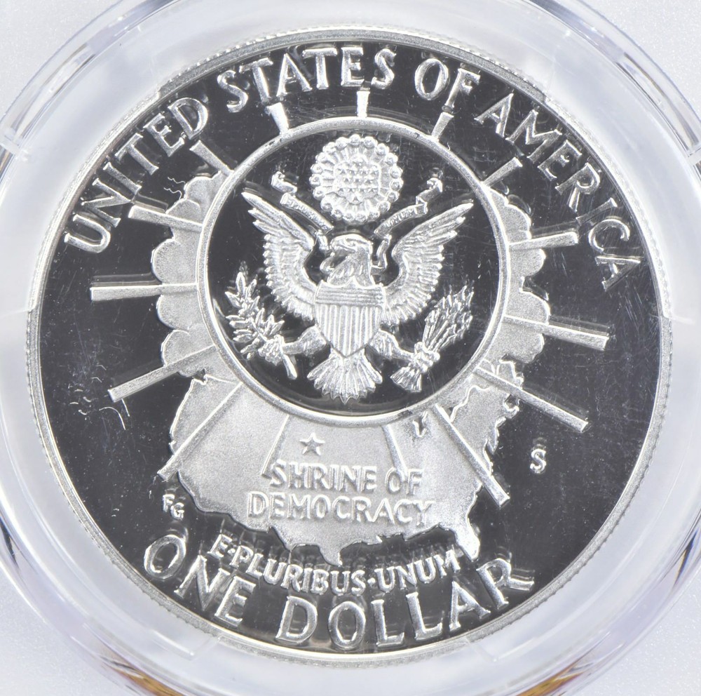 1991-S PR70 DCAM Mount Rushmore Commemorative Silver Dollar PCGS