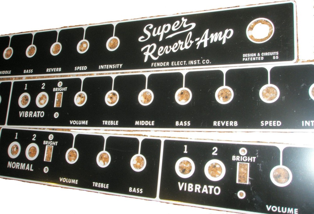 BF Super Reverb face plate FEIC, NEW !