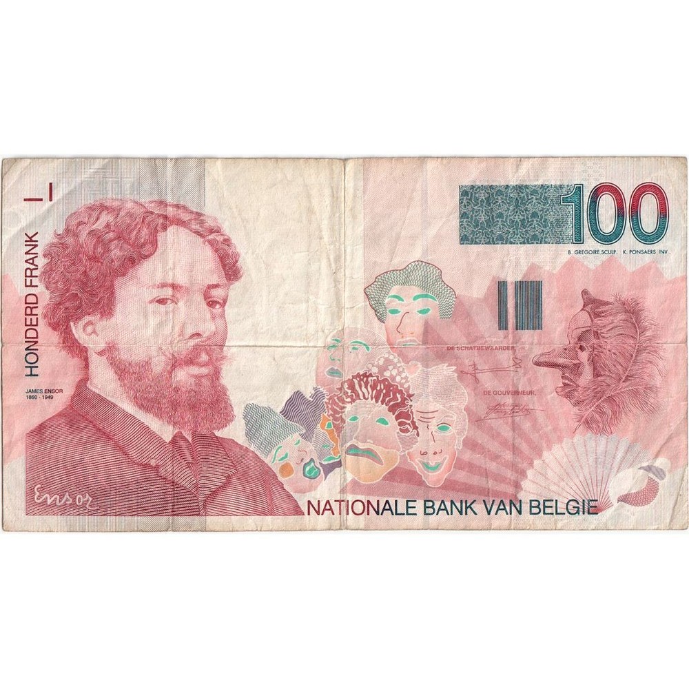 [#1242786] Banknote, Belgium, 100 Francs, VF(20-25)