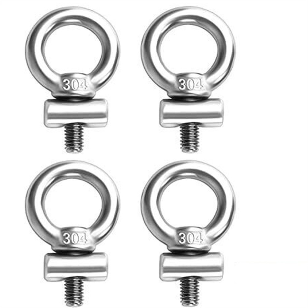 Adjustable Attachment Solution 4pcs Track Mount Tie Down Eyelet for Bungee