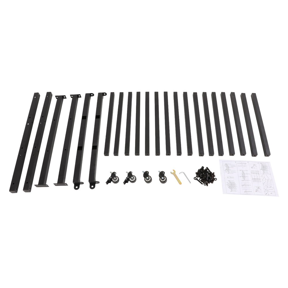 Mobile File Roll Organizer Blueprint Storage Stand 16 Rolls Capacity Rack Black